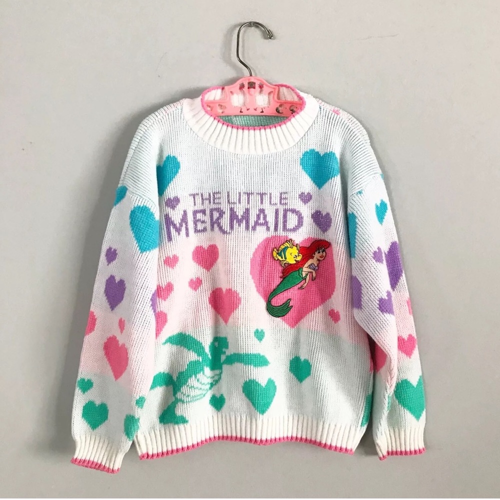 💗The Little Mermaid Vintage Heart Sweater!💗